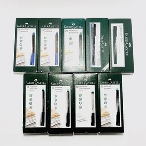 Faber-castell Multimark Permanent Marker Pens Lot Of 9 Packs New & Unused - Picture 1 of 2