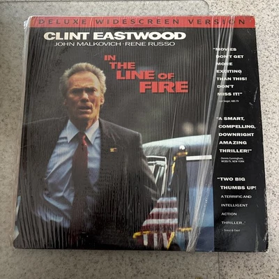In the Line of Fire Deluxe Widescreen Laserdisc Clint Eastwood Foto 1 de 2