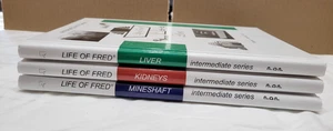 Life of Fred Intermediate Series, Kidneys, Liver, Mineshaft Set of 3 Hardcover - Picture 1 of 2