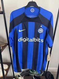 Inter Mailand Heimtrikot 2022/2023 Größe XL Spielerversion Neu mit Etikett Selten Original - Bild 1 von 12