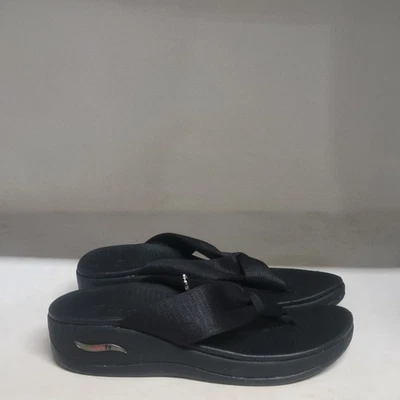 Skechers Arch Fit Sunshine My Life Sandal Black Womens Size 7M - Image 1 of 4