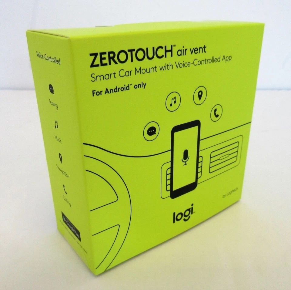 Logitech Zerotouch Smart Car Mount with Voice Controlled Android App Texting - Image 1 of 1