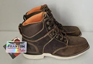 NEW Double-H Men's 6" Brunel Soft Toe Western Work Boots Size 12 D Brown DH5372 - Picture 1 of 21