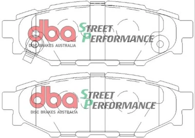 DBA Street Performance Brake Pads for Subaru Legacy & WRX 2005-2009 * Part Foto 1 de 4