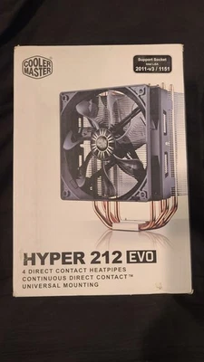 Cooler Master Hyper 212 EVO CPU Cooler Unused in box Heatsink - Image 1 of 3