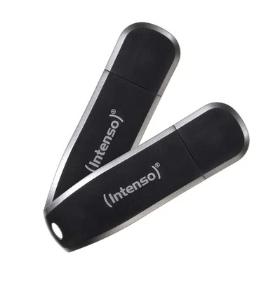 Intenso Speed Line 2 x 128 GB Memory Stick USB 3.2 Gen 1x1 Black 128 GB - 2er Pa - Image 1 of 4