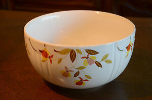 Vintage Superior Hall China by Mary Dunbar Autumn Leaf Serving Bowl Kitchenware