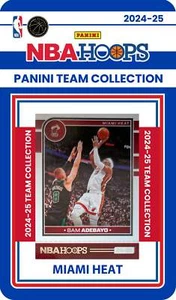 2024-25 NBA Hoops Factory Sealed NBA Team Set Miami Heat Tyler Herro Bam Adebayo - Picture 1 of 4