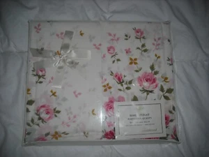 Fieldcrest Rose Delight Perfection Quality Pillowcase Pair 42" x 38" NEW SEALED - Picture 1 of 2
