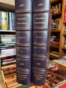Operative Gynecology /Kelly/ The Classics Of Medicine Library Leather-bound Two - Picture 1 of 3