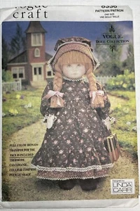 Vogue Puppensammlung 18 Zoll frühe amerikanische Puppe & Outfit Schnittmuster 8836 ungeschnitten - Bild 1 von 2