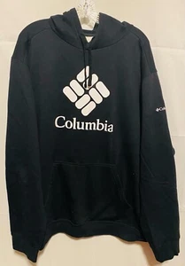 Columbia Mens 3XT Black Long Sleeve Hooded Hoodie Pockets Outdoors Lightweight - Picture 1 of 24