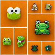 Schuhstecker/Shoe Charms/Pins/Buttons/Anstecker für Clogs TIERE/FROSCH/FROG