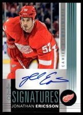 2013-14 O-Pee-Chee Signatures Jonathan Ericsson Auto Detroit Red Wings #OPC-JE