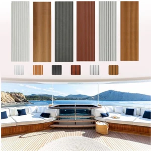 Marine Boat Flooring EVA Foam Yacht Teak Decking Sheet Carpet Floor Pad Mat - Picture 1 of 12