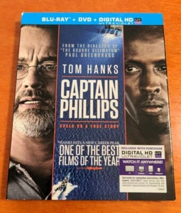 Captain Phillips Blu-ray DVD Tom Hanks Paul Greengrass Barkhad Abdi Billy Ray - Picture 1 of 5