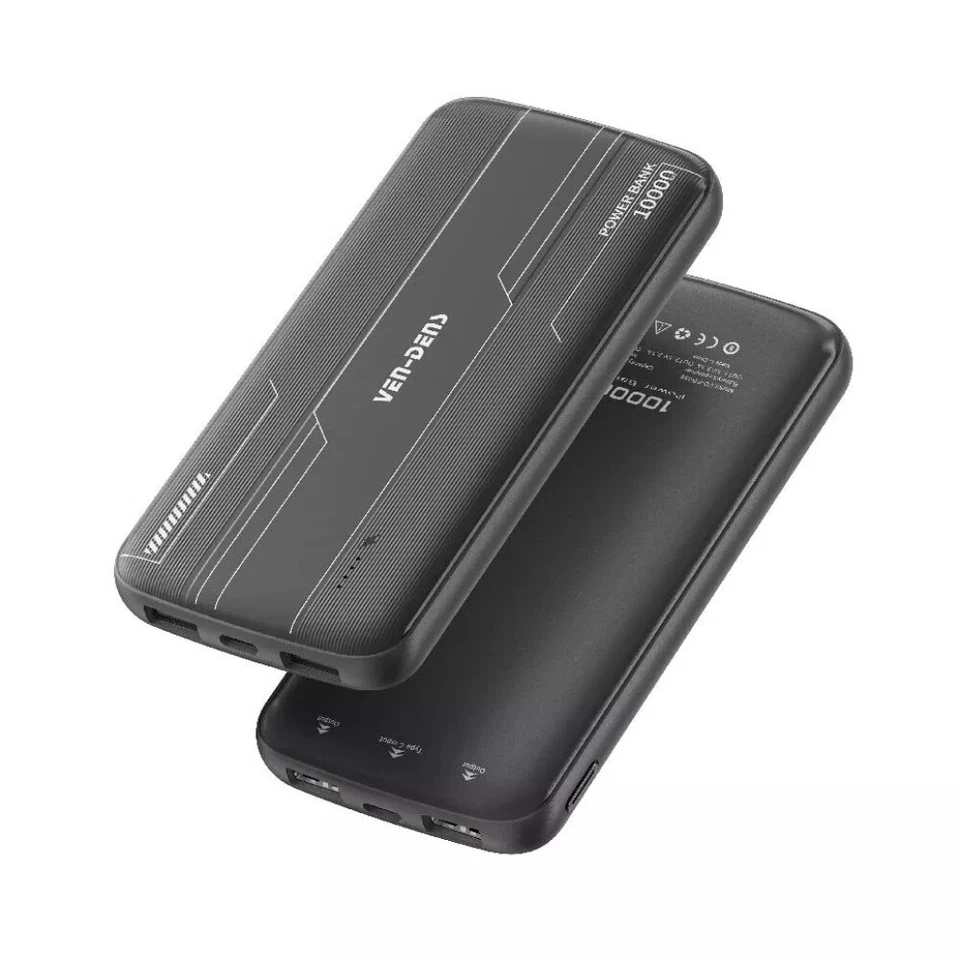 Ven-Dens 10000mAh Power Bank VD-PB036 – Box –