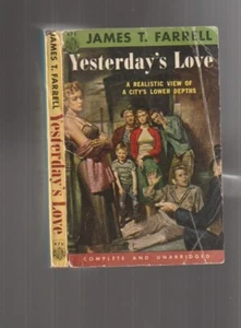 H274 Yesterday's Love 475 James T Farrell Crime Avon Vintage Paperback Book - Picture 1 of 2