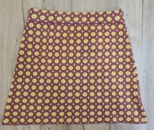 NWT Cotton:On Twiggy Jacquard Mini Skirt Jenna Geo Brown Desert Gold L Lg Large - Picture 1 of 4