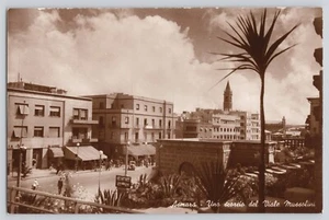 Postcard RPPC Photo Horn Of Africa Asmara Viale Muissolini Vintage Unposted - Picture 1 of 2