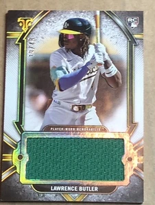 Lawrence Butler RC Single Jumbo Relic /48 2024 Topps Triple Threads #SJR-LB OAK - Picture 1 of 3