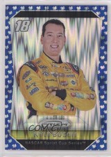 2016 Panini Prizm NASCAR Blue Flag Prizm /99 Kyle Busch #18