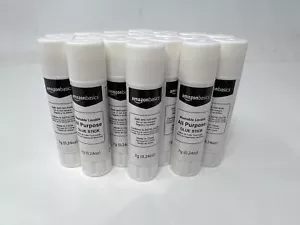 (20) Amazon Basics All Purpose School Glue Sticks, 0.24-oz Stick SHIPS FREE!!! - Picture 1 of 4