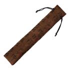 Chinese Calligraphy Style Decorative Folding Hand Fan Bag Dustproof Holder Prote