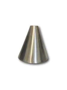 1 1/2" x 3/4" Exhaust Tube Merge Taper Cone Stainless Steel 316 - Picture 1 of 6