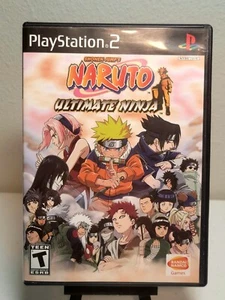 Naruto Ultimate Ninja (PlayStation 2 2006) PS2 Black Label CIB Complete + Manual - Picture 1 of 4