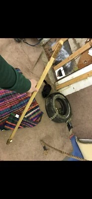 Atlatl plano de carvalho vermelho - Imagem 1 de 4