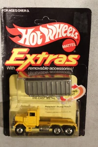 Mattel Hot Wheels Extras PETERBILT DUMP TRUCK Yellow #4017 Malaysia Stamped 1979 - Picture 1 of 3