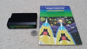 Texas Instruments TI-99 4A cartuccia e manuale per computer, meno missione - Foto 1 di 6