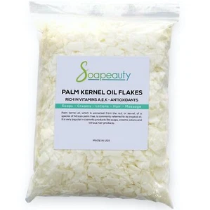 Copos de aceite de semilla de palma - 100 % puro y natural para hacer jabón y cuidado de la piel hágalo usted mismo - Imagen 1 de 6
