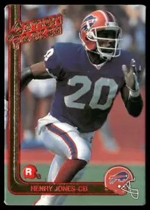 Henry Jones 1991 Action Packed Rookie/Aggiornamento #38 Buffalo Bills RC - Foto 1 di 2