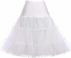 New 3 or 8 Layers Tulle no Hoop Wedding dress Petticoat Underskirt Crinoline M1
