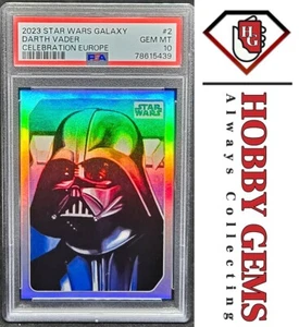 DARTH VADER PSA 10 2023 Star Wars Galaxy Celebration Europa #2 - Imagen 1 de 2