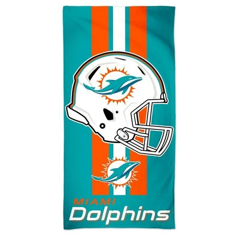 NFL Miami Dolphins Wincraft Fiber Reactive 30" X 60" Beach Pool Dorm Towel Cover