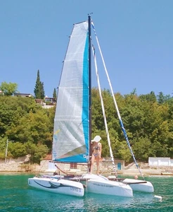 Trimaran ASTUS 16.5 Sport, BJ 2017 Trailer, Roll-Gennaker, Rollfock, Motor , Top - Bild 1 von 13