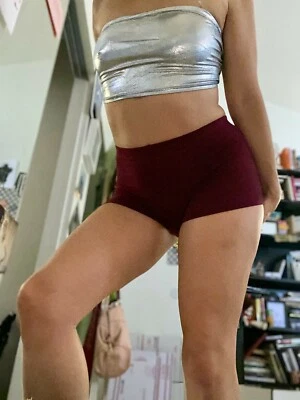 Women's maroon shorts size small  - Image 1 of 3