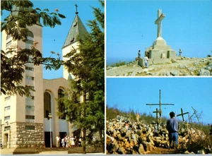 Medugorje: The Place of Appearance  Scenic Pilgrimage Site Postcard - Picture 1 of 2