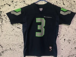 NFL Seattle Seahawks Super Bowl QB Russell Wilson #3 Camiseta Juvenil Talla M - Imagen 1 de 7