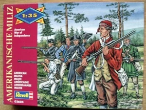 SOLDATINI SCALA 1/32 AMERICAN MILITIA American war of independence -REVELL 02604 - Imagen 1 de 1