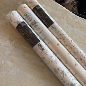 Vintage Essex Wallcoverings Lot Of 3 Floral 56 Sq Ft Each NOS - Picture 1 of 7