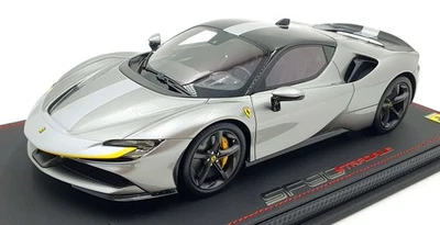 BBR 1/18 Scale Resin P18180RA - Ferrari SF90 Stradale Race Ver - Met Iron Grey - Image 1 of 4