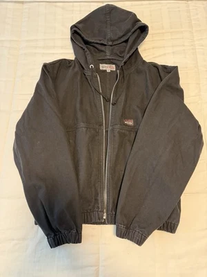 STUSSY WORK JACKET INSULATED CANVAS Black Size Medium - Image 1 of 4