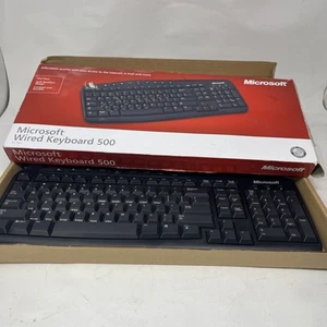 Microsoft Wired Keyboard 500, RT2300 X10-95844. PS/2 version - Picture 1 of 10