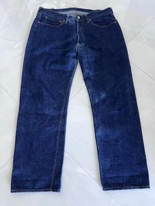 Brilliant Warehouse Co. Denim Recto Lote 1101 36 Cintura Índigo Usado Lavado JAPÓN - Imagen 1 de 8