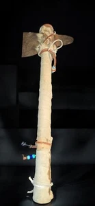 Antiguo Tomahawk indio auténtico hecho a mano de 20" envío gratuito - Imagen 1 de 4