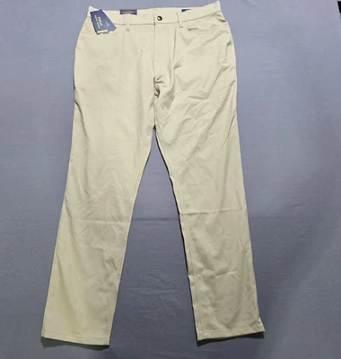 Pantalones de rendimiento Polo Ralph Lauren de ajuste activo para hombre $148, caqui, 33X30 Foto 1 de 4